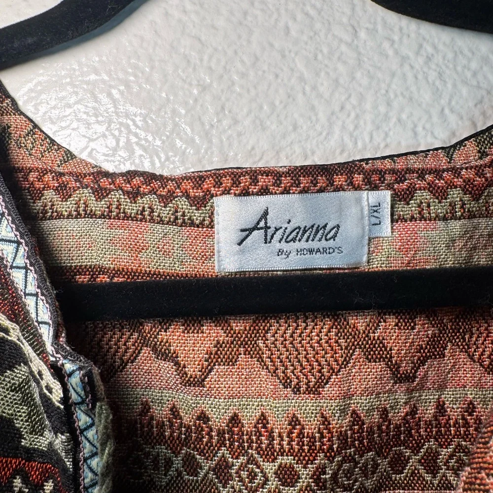 Olive Embroidered Tie-Front Peasant Top - Picture 2 of 6